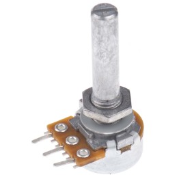 1 pcs - Alps Alpine 50kΩ Rotary Carbon Film Potentiometer, Panel Mount (Through Hole), RK1631110TV8
