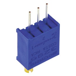 1 pcs - 500Ω, Through Hole Trimmer Potentiometer 0.5W Top Adjust Bourns, 3296