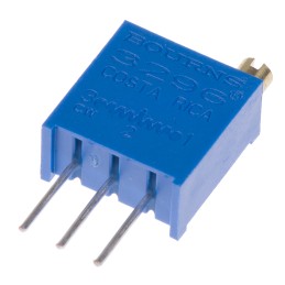 1 pcs - 25kΩ, Through Hole Trimmer Potentiometer 0.5W Top Adjust Bourns, 3296