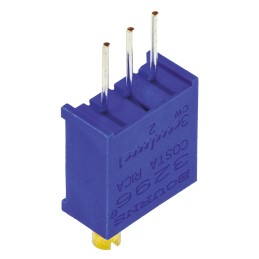 1 pcs - 2kΩ, Through Hole Trimmer Potentiometer 0.5W Top Adjust Bourns, 3296