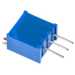 1 pcs - 2kΩ, Through Hole Trimmer Potentiometer 0.5W Top Adjust Bourns, 3299