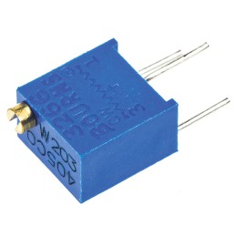 1 pcs - 20kΩ, Through Hole Trimmer Potentiometer 0.25W Top Adjust Bourns, 3266