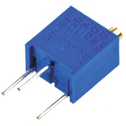 1 pcs - 20kΩ, Through Hole Trimmer Potentiometer 0.25W Top Adjust Bourns, 3266