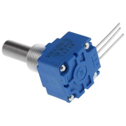 1 pcs - Bourns 10kΩ Rotary Potentiometer 1-Gang Panel Mount, 91R1A-J22-B15L