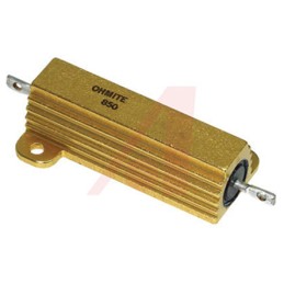 1 pcs - Ohmite, 100mΩ 50W Wire Wound Chassis Mount Resistor 850FR10E ±1%