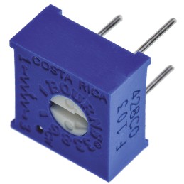 1 pcs - 10kΩ, Through Hole Trimmer Potentiometer 0.5W Top Adjust Bourns, 3386