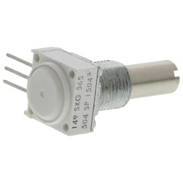 1 pcs - Vishay 500kΩ Rotary Potentiometer 1-Gang, Panel Mount (Through Hole), 14910F0GJSX10504KA