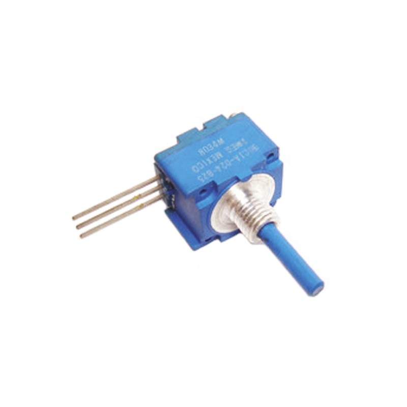 1 pcs - Bourns 10kΩ Rotary Potentiometer 1-Gang Panel Mount, 91A1A-G28-B15L