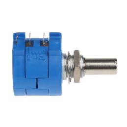 1 pcs - Bourns 100kΩ Rotary Potentiometer 10-Turns 1-Gang Panel Mount, 3590S-2-104L