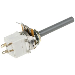 1 pcs - TE Connectivity 47kΩ Rotary Potentiometer 1-Gang Panel Mount, 1624210-3