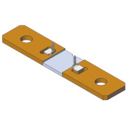1 pcs - Vishay, 500μΩ 36W Metal Strip Chassis Mount Resistor WSBS8518L5000JK35 ±5%