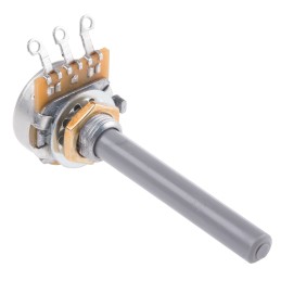 1 pcs - TE Connectivity 220kΩ Rotary Potentiometer 1-Gang Panel Mount, 1624134-2