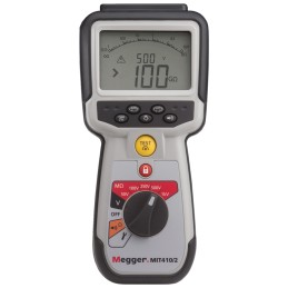 1 pcs - Megger MIT410 2 Insulation Tester, 10V Min, 1000V Max, 200GΩ Max, CAT IV - UKAS Calibration