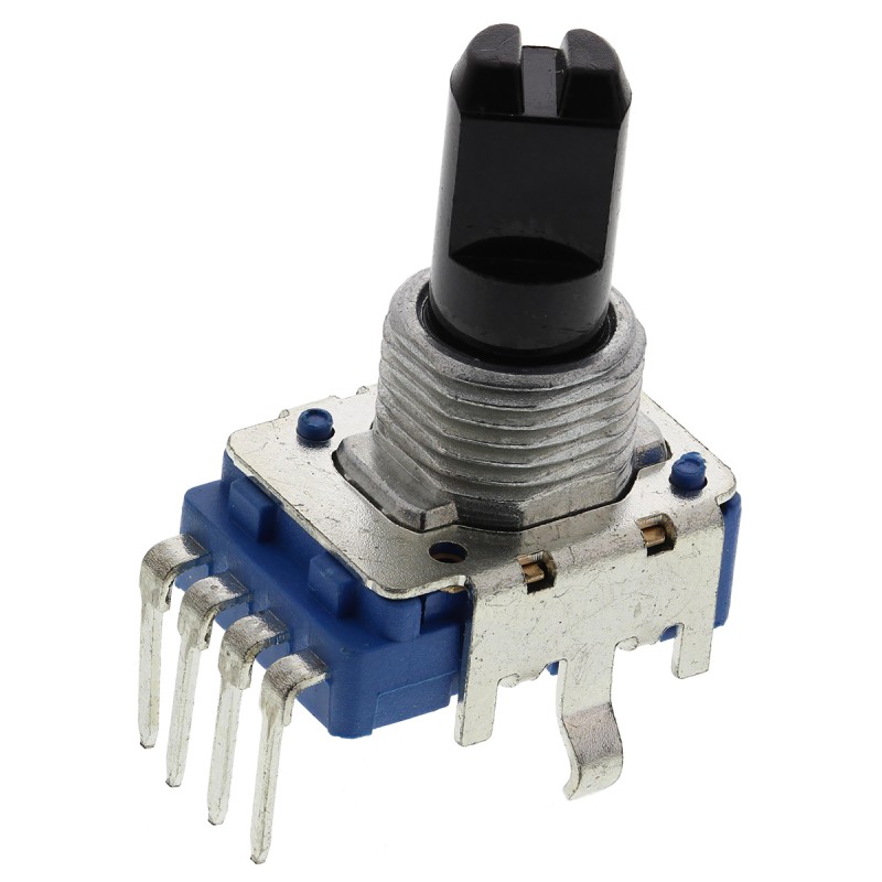 1 pcs - Bourns 10kΩ Rotary Potentiometer 1-Gang, Panel Mount (Through Hole), PTV111-3415A-B103