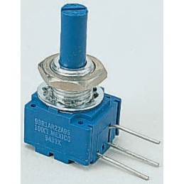 1 pcs - Bourns 100kΩ Potentiometer, Panel Mount (Through Hole), 93R1A-R22-A20L