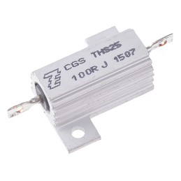 1 pcs - TE Connectivity, 100Ω 25W Wire Wound Chassis Mount Resistor THS25100RJ ±5%