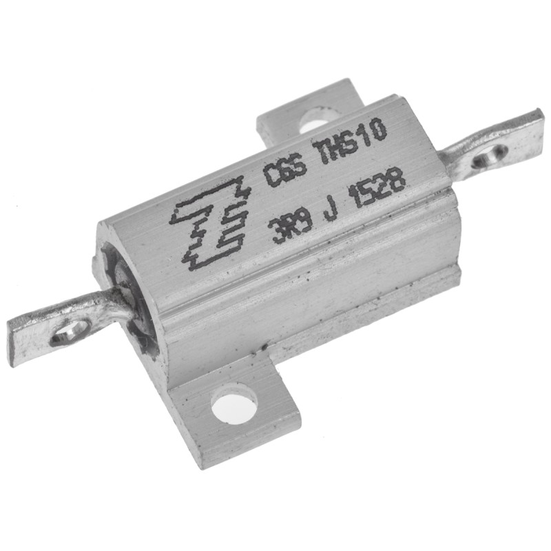 1 pcs - TE Connectivity, 3.9Ω 10W Wire Wound Chassis Mount Resistor THS103R9J ±5%