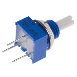 1 pcs - Bourns 1kΩ Rotary Potentiometer 1-Gang, Panel Mount (Through Hole), 3310Y-001-102L