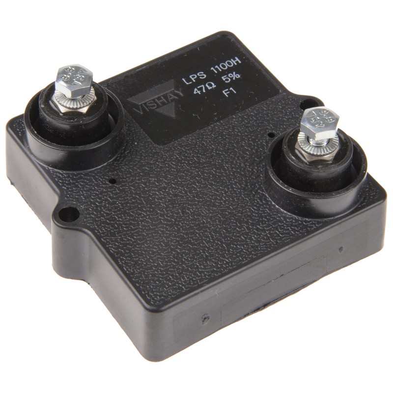 1 pcs - Vishay, 47Ω 1.1kW Thick Film Chassis Mount Resistor LPS1100H47R0JB ±5%