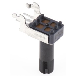 1 pcs - Alps Alpine 100kΩ Rotary Carbon Film Potentiometer, Panel Mount (Through Hole), RK09K1110A96