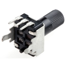 1 pcs - Bourns 100kΩ Rotary Potentiometer 1-Gang Panel Mount, PTV09A-4020U-B104