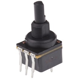 1 pcs - TE Connectivity 470kΩ Rotary Potentiometer 1-Gang Panel Mount, 17PCSA474MC19P