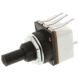 1 pcs - TE Connectivity 10kΩ Rotary Potentiometer 1-Gang Panel Mount, 17PCSA103MC19P