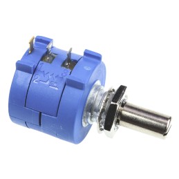 1 pcs - Bourns 20kΩ Rotary Potentiometer 10-Turns 1-Gang Panel Mount, 3590S-2-203L