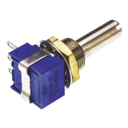 1 pcs - Bourns 5kΩ Rotary Potentiometer 1-Gang Panel Mount, 53RAA-R25-A13L