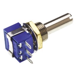 1 pcs - Bourns 5kΩ Rotary Potentiometer 1-Gang Panel Mount, 53RAA-R25-A13L