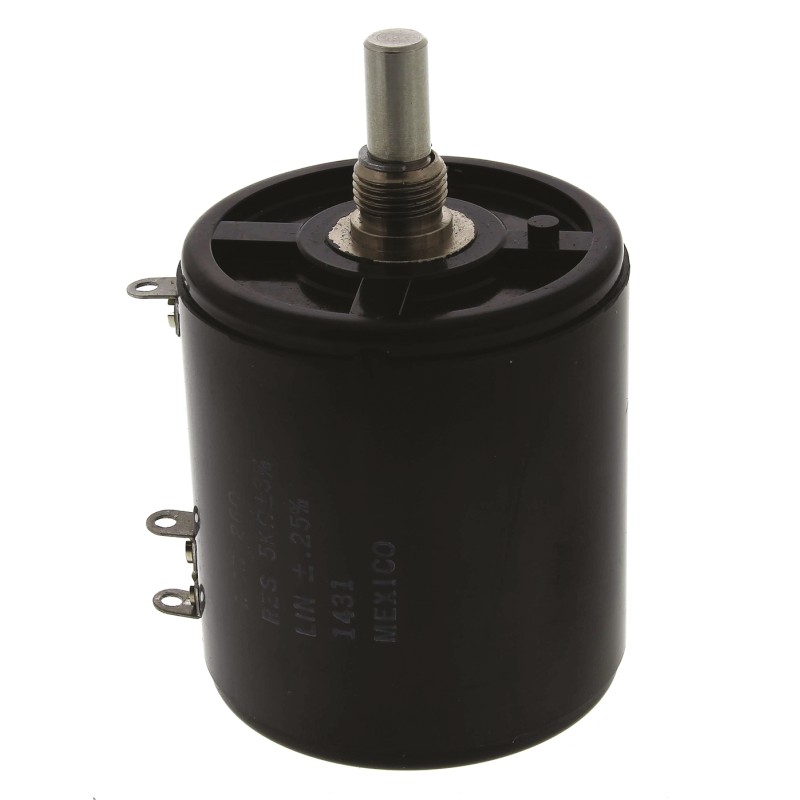 1 pcs - Vishay 5kΩ Rotary Potentiometer 10-Turns 1-Gang Panel Mount, 860B1502