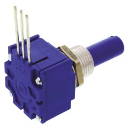 1 pcs - Bourns 5kΩ Rotary Potentiometer 1-Gang Panel Mount, 91A1A-B28-E13L