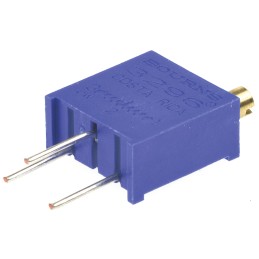 1 pcs - 2.2kΩ, Through Hole Trimmer Potentiometer 0.5W Top Adjust Bourns, 3296