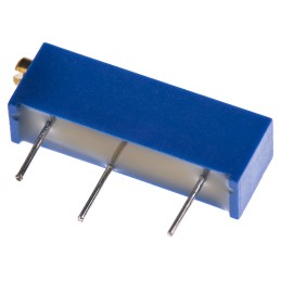 1 pcs - 1kΩ, Through Hole Trimmer Potentiometer 0.75W Side Adjust Bourns, 3006