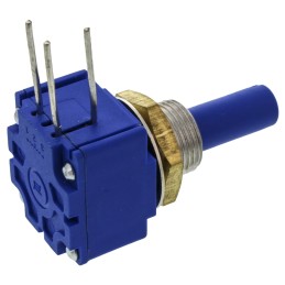 1 pcs - Bourns 5kΩ Rotary Potentiometer 1-Gang, Panel Mount (Through Hole), 93R1A-R22-A13L