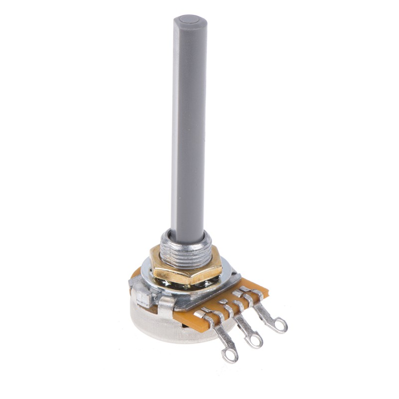 1 pcs - TE Connectivity 470kΩ Rotary Potentiometer 1-Gang Panel Mount, 1624163-2