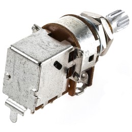 100 pcs - Bourns 250kΩ Rotary Potentiometer 1-Gang Panel Mount, PDB183-GTR01-254A2