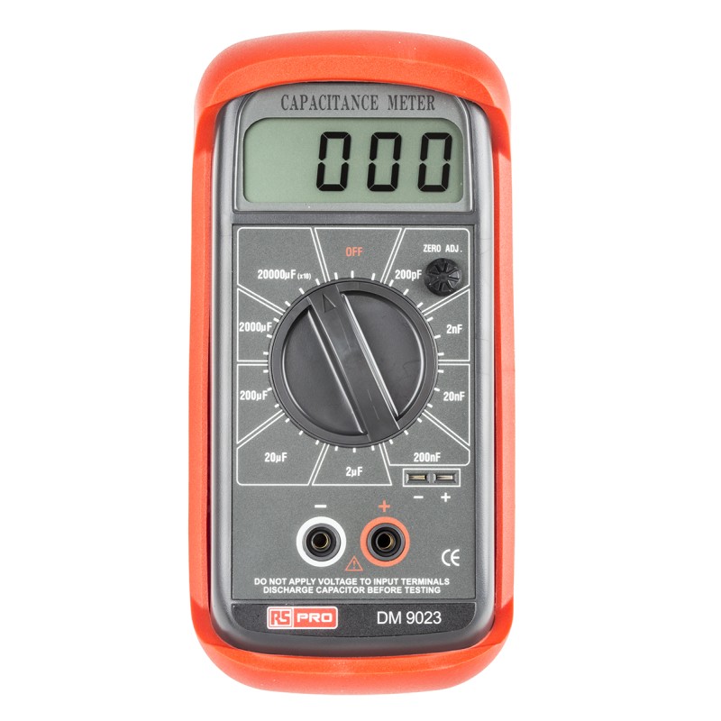 1 pcs - RS PRO Handheld Capacitance Meter 20mF With RS Calibration