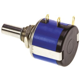 10 pcs - Vishay 1kΩ Rotary Potentiometer 10-Turns 1-Gang Panel Mount, 534B1102JL