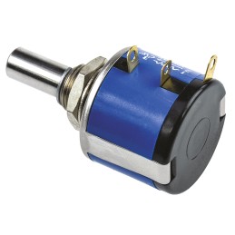 10 pcs - Vishay 50kΩ Rotary Potentiometer 5-Turns 1-Gang Panel Mount, 535B1503JC