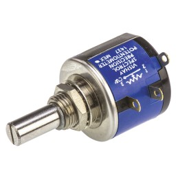 10 pcs - Vishay 500Ω Rotary Potentiometer 10-Turns 1-Gang Panel Mount, 534B1501JC8872