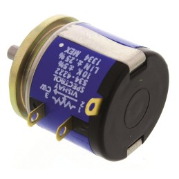 10 pcs - Vishay 10kΩ Rotary Potentiometer 10-Turns 1-Gang Panel Mount, 534S1103JC4222