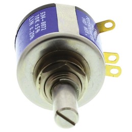 10 pcs - Vishay 10kΩ Rotary Potentiometer 10-Turns 1-Gang Panel Mount, 534B1103JC8872