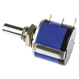 10 pcs - Vishay 10kΩ Rotary Potentiometer 5-Turns 1-Gang Panel Mount, 535B1103JC