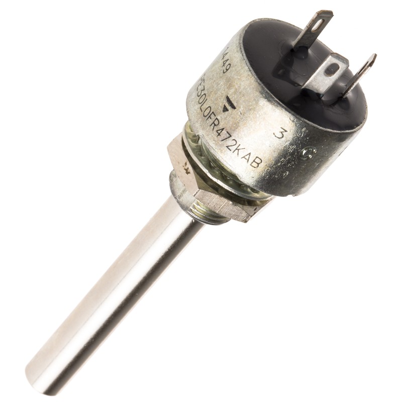 10 pcs - Vishay 4.7kΩ Rotary Potentiometer 1-Gang Panel Mount, PE30L0FR472KAB