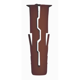 1 Bag of 350 - RawlPlug Brown Plastic, Steel Wall Plug, 30mm Length, 7mm Fixing Hole Diameter