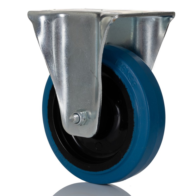 1 pcs - RS PRO Fixed Castor Wheel, 230kg Capacity, 125mm Wheel