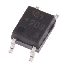 1 pcs - Broadcom, HCPL-181-00BE DC Input Transistor Output Optocoupler, Surface Mount, 4-Pin Mini-Flat