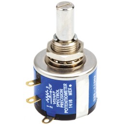 10 pcs - Vishay 5kΩ Rotary Potentiometer 5-Turns 1-Gang Panel Mount, 535B1502JC