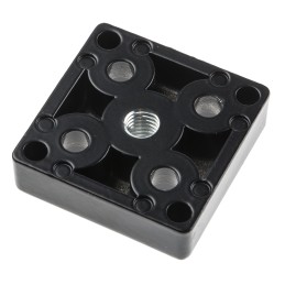 1 pcs - RS PRO M5, M8 Thread Base Plate, 5mm Groove